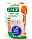 GUM Travler 1412 Interdental brush 4 0.9 mm - Buy Online on GoSupps.com