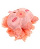 Hemoton Cartoon Bath Ball | Baby Body Wash Sponge & Mesh Pouf | Soft Pink Shower Loofah & Scrubber for Kids' Bath Time - Buy Online on GoSupps.com
