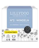 LILLYDOO Skin-Friendly Size 2 Diapers (4-8 kg) | Eco-Friendly Half-Month Box of 100 Diapers | International Shipping Available - Buy Online on GoSupps.com