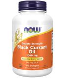 Now Foods Black Currant Oil 1000 mg - 100 Softgels (2 Pack) | Pure Source of Omega-3 & Antioxidants - Buy Online on GoSupps.com