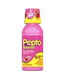 Pepto Bismol Liquid Cherry 8 oz - Nausea, Heartburn, Indigestion & Diarrhea Relief - Buy Online on GoSupps.com