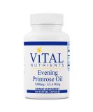 Vital Nutrients Evening Primrose Oil 1000mg - Cold-Pressed GLA Omega-6 Fatty Acid - 100 Softgels - Buy Online on GoSupps.com