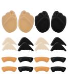 Sibba High Heel Cushion Pads - 10 Pairs, Adjustable Toe Filler Inserts, Prevent Heel Slipping & Blisters, Brown - Buy Online on GoSupps.com