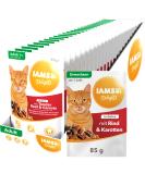 IAMS DELICIOUS Cat Food Wet with Juicy Beef & Carrots in Jelly - Adult Cat Full Meal - 24 x 85g Pack - Buy Online on GoSupps.com