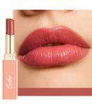 Oulac Apricot Peach Lipstick - Moisture Shine Hydrating Lipstick & Tinted Lip Balm for Dry Lips Medium Coverage Lip Colour | Juicy Look Glossy Finish Vegan Cruelty-Free Apricot Crush (16) - Buy Online on GoSupps.com