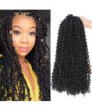 7 Packs 18 Inch Water Wave Synthetic Braids for Passion Twist | Goddess Locs & Bohemian Locs Hair Extensions | 22 Strands/Pack 1B - Buy Online on GoSupps.com