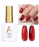 AILLSA Red Cat Eye Gel Polish - Burgundy Glitter & Crystal UV Nail Polish Holographic Reflective Color for DIY Nail Art (0.5 OZ - Buy Online on GoSupps.com