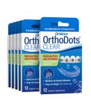 OrthoDots CLEAR - 72 Count Moisture Activated Dental Wax Alternative for Braces & Aligners - Buy Online on GoSupps.com