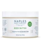 Naples Soap Natural Body Butter - Rich Cocoa Shea Body Butter Made For Women With No Harmful Ingredients - Natural Skin Care For Nourished And Moisturized Skin - 9 oz  Fragrance Free - Buy Online on GoSupps.com