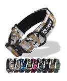 Tspro Premium Camo Dog Collar - Adjustable Thick Collar for Small Medium & Large Dogs | Camo Khaki (L) with Robust Metal Buckle - Buy Online on GoSupps.com