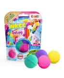 INKEE Galupy Unicorn Bath Bombs | 4 Bubble Gum Aroma Bath Balls for Kids | Jojoba Oil Infused | International Shipping - Buy Online on GoSupps.com