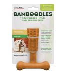 Bamboodles T-Bone Chew Toy for Dogs - Small 4" Peanut Butter Flavour for All Breed Sizes - Buy Online on GoSupps.com
