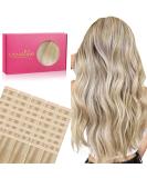 Buy If-of-Hearted Tape Extensions - 40pcs 100g 20 inch Dirty Blonde & Bleach Blonde Highlights | Real Hair Extensions - Buy Online on GoSupps.com