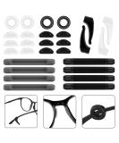 Buy Wllhyf 14 Pairs Silicone Anti-Slip Glasses Ear Lips & Nasal Pads Set - Comfort & Safety for Glasses Sunglasses & Reading Glasses - Buy Online on GoSupps.com