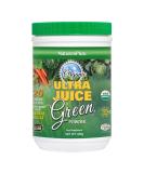 NaturesPlus Ultra Juice Green Powder - Organic Superfoods with Probiotics, Herbs, Spirulina, Chlorella, Chlorophyll - 300g Gluten Free Powder - Buy Online on GoSupps.com