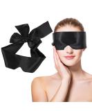 Luxurious Silk Satin Sleep Eye Mask - Comfortable Blindfold for Restful Sleep | Perfect Valentine's Day Gift - Buy Online on GoSupps.com