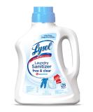 Lysol Laundry Sanitizer Additive, Free & Clear, Free from Fragrance and Dyes, 0% Bleach Laundry Sanitizer, bacteria-causing laundry odor eliminator, 90 Fl Oz - Buy Online on GoSupps.com