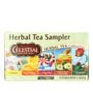 Celestial Seasonings Herbal Tea Sampler - Caffeine-Free 5 Flavors, 18 Bags (1.0 oz) - Buy Online on GoSupps.com