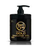 Redone Shaving Gel Gold 1000ml | Transparent Men's Shaving Gel | Ideal for Contours | No Foam - Buy Online on GoSupps.com