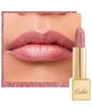 Oulac lipstick metallic gloss finish no granular feeling lipstick with long -lasting moisturizing and waterproof vegan 4.3g (13) baby angel metallic baby pink - Buy Online on GoSupps.com