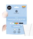 Cosmeau Eco-Friendly Detergent Leaves - 20 Washes Plastic-Free & Degradable - Sustainable for White Color & Black Laundry - Ideal Travel Detergent - Buy Online on GoSupps.com