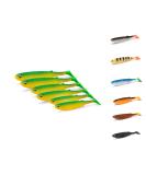 N mis Premium Rubber Fish Set | 5-Piece Fishing Bait for Pike Zander & Sea | Durably Designed Yellow/Green Kathi Koi Baits - Buy Online on GoSupps.com