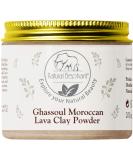 Natural Elephant Ghassoul Moroccan Lava Clay Powder | 100% Pure & Natural | 200g Jar (7oz) - Best for Skin & Hair Care - Buy Online on GoSupps.com