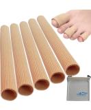 Chiroplax Toe Tubes Sleeves Protectors Cushions Fabric & Gel Lining Finger Toe Separator Tubing for Bunion, Hammer Toe, Callus, Corn, Blister (5 Pack, Size Medium) Medium (Pack of 5) - Buy Online on GoSupps.com
