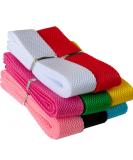 VIAILI Polypropylene Webbing Strap 1 Inch Assorted Colors - 16 Yards for Crafts, DIY, Yoga, Bags, Backpacks, Belts, Pet Leashes - Durable Lawn Chair Replacement Webbing - Buy Online on GoSupps.com