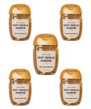 Cozy Vanilla Almond Hand Sanitizer Set - 5 Mini 1oz Travel Size - Bath & Body Works - New 2024 - Buy Online on GoSupps.com