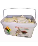 Cocoa Butter Chips Flakes - 4 lb | Sealed PP Square Pail | Resealable Lid | Microwave & Freezer Safe - Buy Online on GoSupps.com