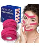 Zancony Face Lifting Tape - Anti-Wrinkle & Smile Line Reduction - Hypoallergenic Overnight Use - 2 Rolls (2.5cm x 5m) - Perfect for All Face Types - Buy Online on GoSupps.com