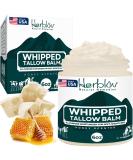Beef Tallow Balm - Natural Grass Fed Whipped Tallow & Honey - Moisturizing All-Purpose Lotion for Eczema Dry Skin & Irritation - Made in USA - Buy Online on GoSupps.com