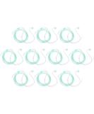 Dealmed Adult Standard Nasal Cannula 7ft Soft Green Tubing for Oxygen Therapy - 10 Pack - Buy Online on GoSupps.com