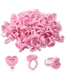 500pcs Pink Heart Shape Glue Rings for Eyelash Extensions - Disposable Smart Glue Cups by Narkysus - Buy Online on GoSupps.com