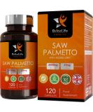 BL Saw Palmetto 3000mg High-Dose Capsules | 120 Prostate Tablets | Vegan Gluten & Allergen Free | Zinc-Enriched Formula | ISO-Certified Quality - Buy Online on GoSupps.com
