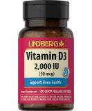 Lindberg Vitamin D3 2000 IU Softgels - 120 Count - Buy Online on GoSupps.com