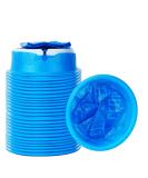 24 Pack Blue Emesis Bags - 1000ml Disposable Vomit Bags for Morning Sickness - Portable Nausea Bags for Pregnant Women - Leak Resistant Design - Ideal for Car and Travel - Buy Online on GoSupps.com
