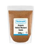 Organic Yellow Mustard Seeds 500g | Certified Organic by Fenbrook Organic - Buy Online on GoSupps.com