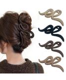 4 pieces large hair clip with wave shape 13cm hair clips for thick hair slip-resistant hair jaw clips hair styling accessories for women girls - Buy Online on GoSupps.com