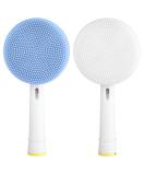 Facial Cleansing Heads for Electric Toothbrushes - 2 Pack (Blue & White) | International Shipping - Buy Online on GoSupps.com