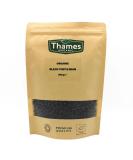Organic Black Turtle Beans 500g - High Protein High Fibre - GMO-Free Raw Vegan Certified - Thames Organic 500g - Buy Online on GoSupps.com