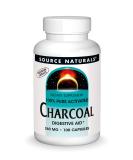 Source Naturals Charcoal - 100 Capsules, 100% Pure Activated Digestive Aid - Buy Online on GoSupps.com