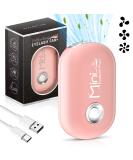 Buqikma Mini Lash Fan - Portable Eyelash Dryer Blower for Extensions | Type C Rechargeable | Pink - Buy Online on GoSupps.com