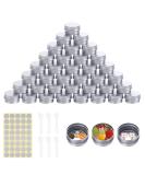 35 Pcs 20ml Aluminum Cream Can Set with Lids - Ideal for Lotions Mini Candles & Cosmetics | International Shipping - Buy Online on GoSupps.com