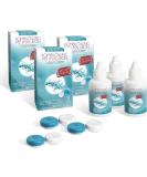 Shop Aricona Contact Lenses Fluity - 3 x 60ml Hyaluron All-in-One Care & Container - Premium Lens Fluid - Buy Online on GoSupps.com