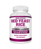 Red Yeast Rice Extract 1200mg Citrinin Free Vegetarian Supplement - 120 Capsules by Arazo Nutrition - Buy Online on GoSupps.com