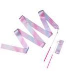 2pcs Sparkling Dance Ribbons for Gymnastics - 78.7 Inch Twirling Ribbons with Dancer Wand for Kids, Girls, Adults - Artistic Dancing Training & Party Favor - Buy Online on GoSupps.com