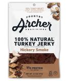 Country Archer 100% Natural Hickory Smoke Turkey Jerky - 2.5 oz - Buy Online on GoSupps.com