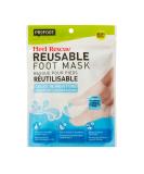 Profoot Heel Rescue Reusable Foot Mask - Latex-Free Gel Booties for Smooth Moisturized Feet - 1 Pair - Buy Online on GoSupps.com